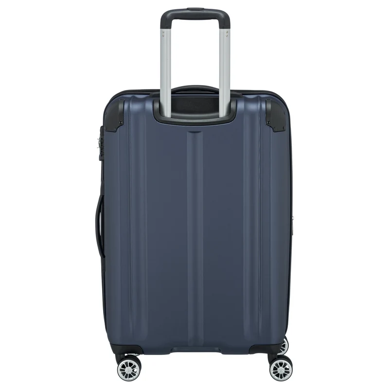 Travelite City - Trolley de 4 ruedas erw. M 68 cm (marine)