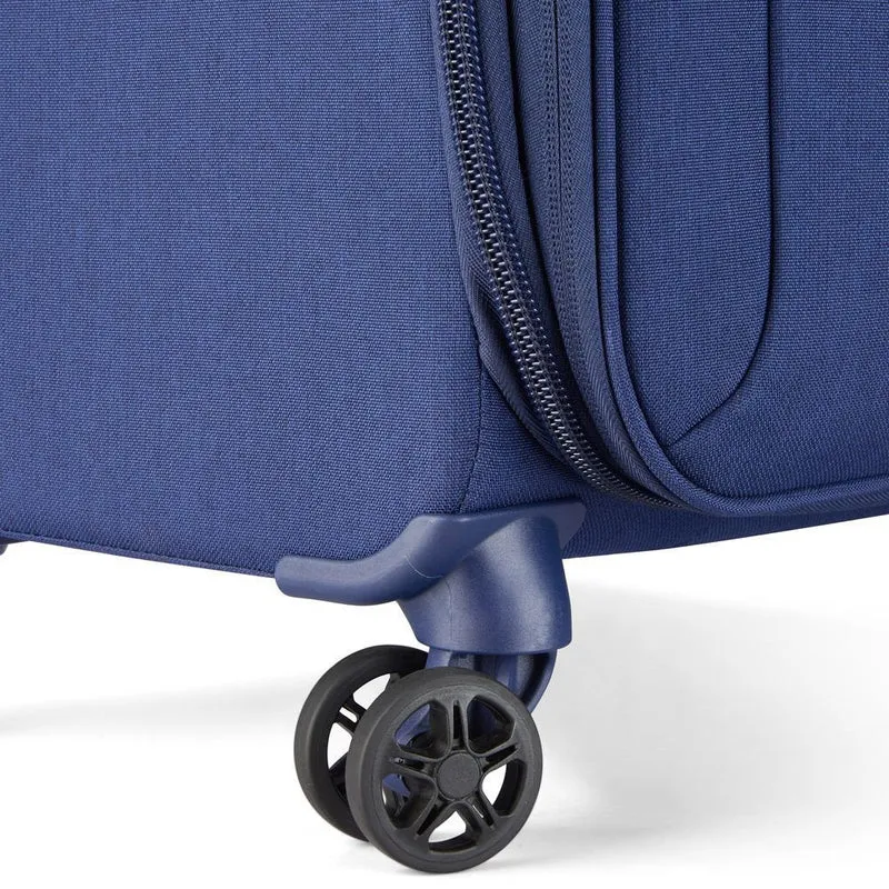 Delsey Paris Brochant 2.0 - Trolley de cabina S 4 ruedas 55 cm expandible (blau)