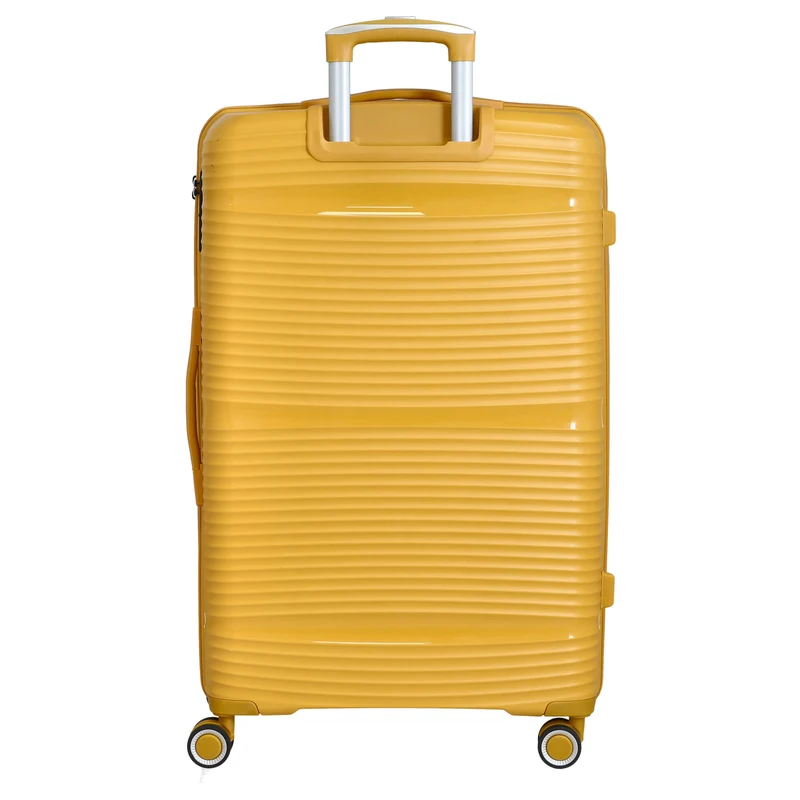 D&N Travel Line 4200 - Set de maletas de 4 ruedas 3 piezas (amarillo)