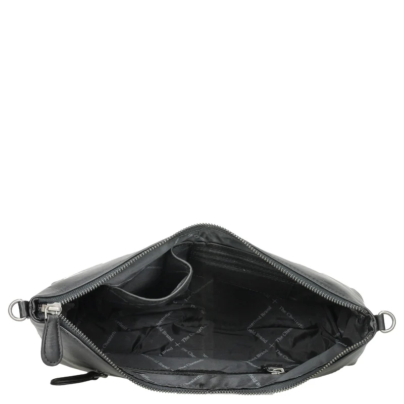 The Chesterfield Brand Kigali - Bolso bandolera 30 cm (negro)