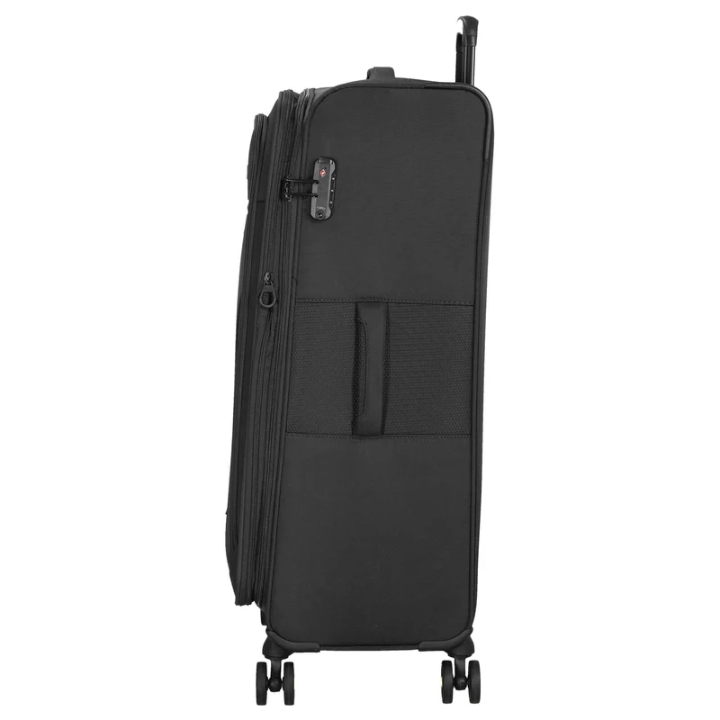 D&N Travel Line 9704 - Set de trolleys, 3 piezas (black)