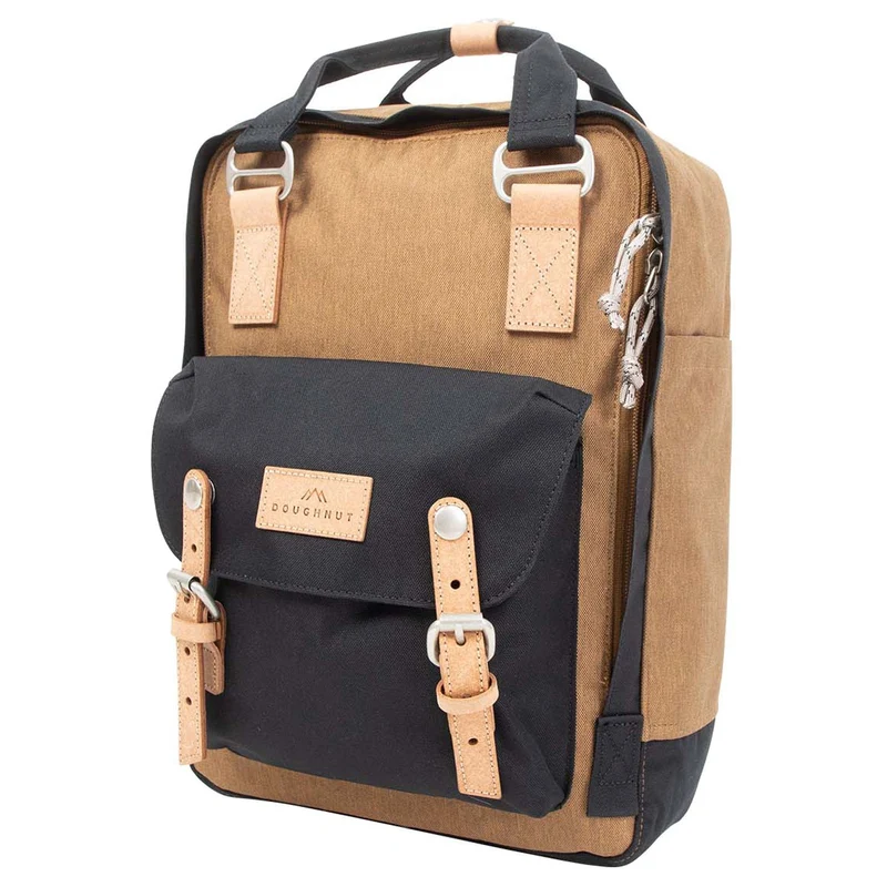 Doughnut Macaroon Euro 16 - Mochila 38 cm (khaki x black)