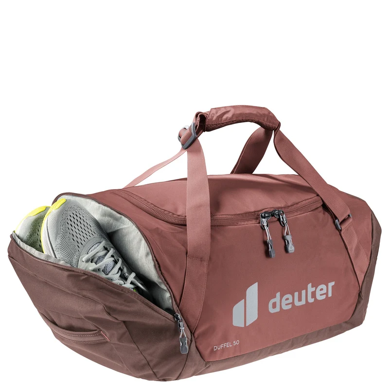 Deuter Duffel 50 - Bolsa de viaje 60 cm (caspia-raisin)