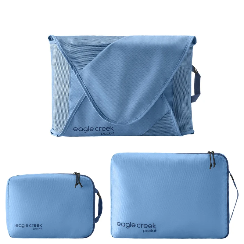 Eagle Creek Pack-It Starter Set 3tlg - Bolsa de compresión (blue dawn)