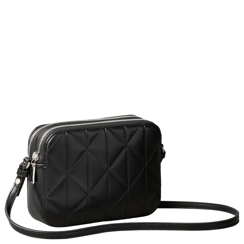 Calvin Klein Quilted Emblem - Bolso bandolera 18 cm (black)