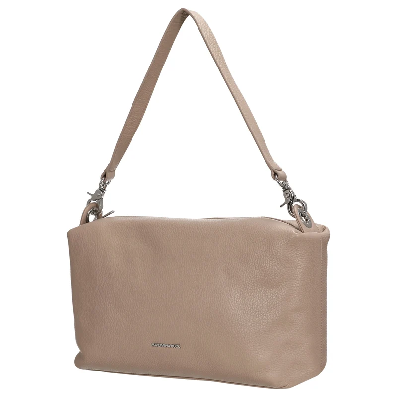 Mandarina Duck Mellow Leather Hobo - Bolso de hombro 30 cm (warm taupe)