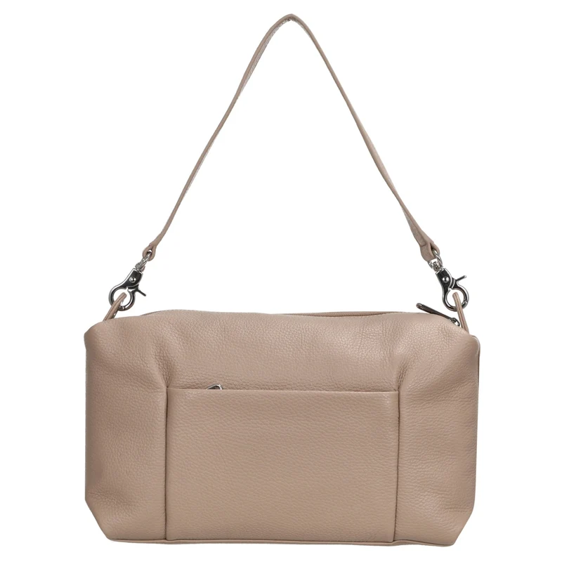 Mandarina Duck Mellow Leather Hobo - Bolso de hombro 30 cm (warm taupe)