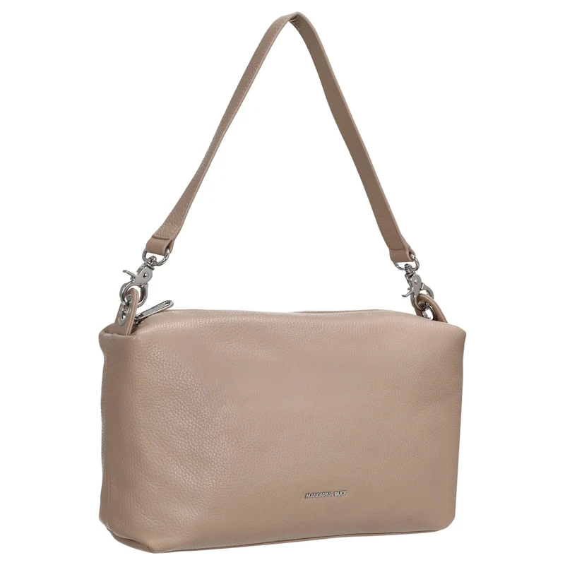 Mandarina Duck Mellow Leather Hobo - Bolso de hombro 30 cm (warm taupe)
