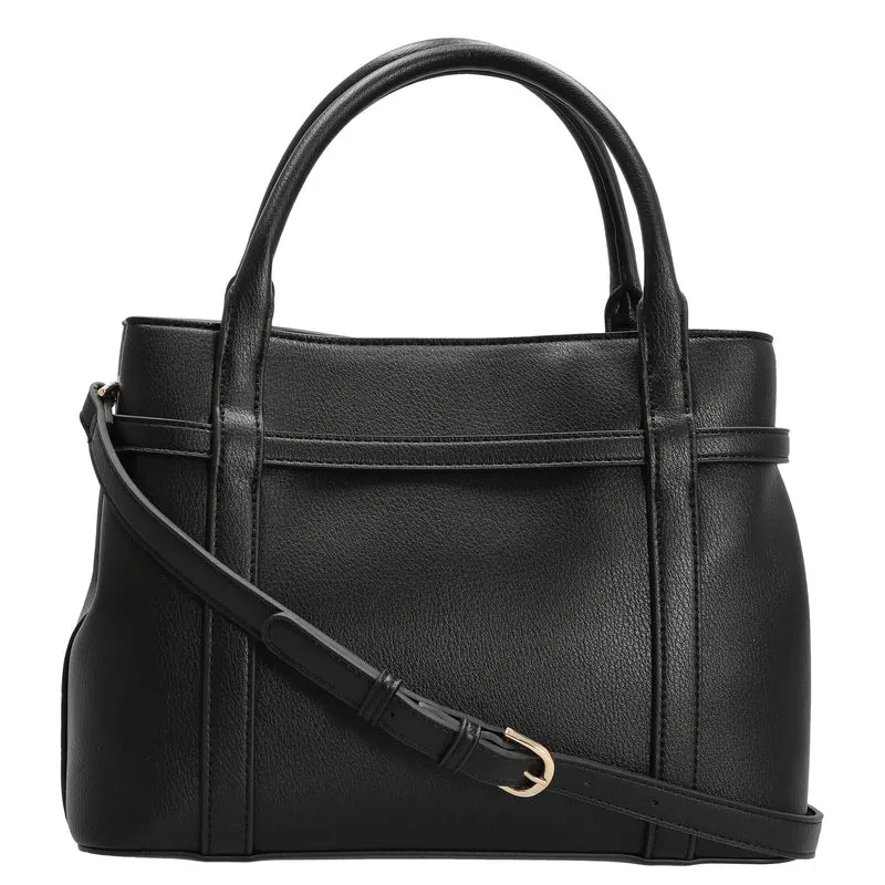 Valentino Bags Selma Re - Bolso de mano 31 cm (negro)