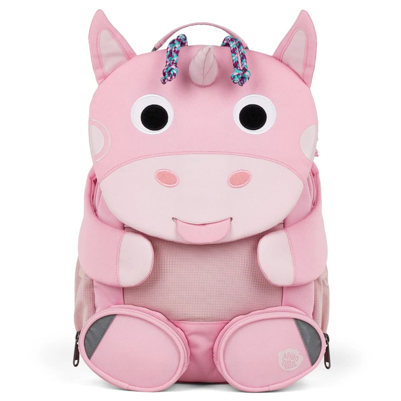 Affenzahn "Große Freunde" - Mochila de jardín de infancia para 3-5 años (Unicornio)