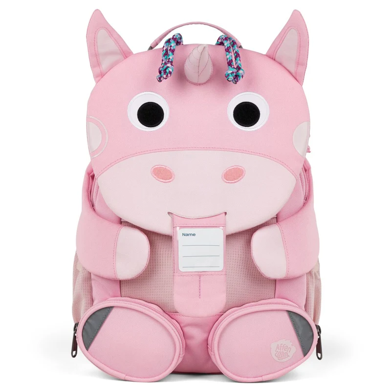 Affenzahn "Große Freunde" - Mochila de jardín de infancia para 3-5 años (Unicornio)
