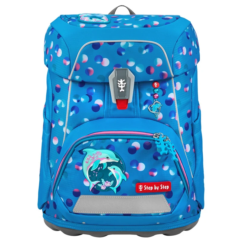 Step by Step Fit - Set de mochila escolar 5 piezas (Dolphin Finja)
