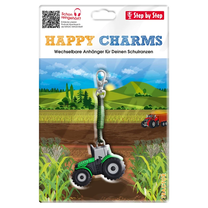 Step by Step HAPPY Charms - Colgante (Tractor)