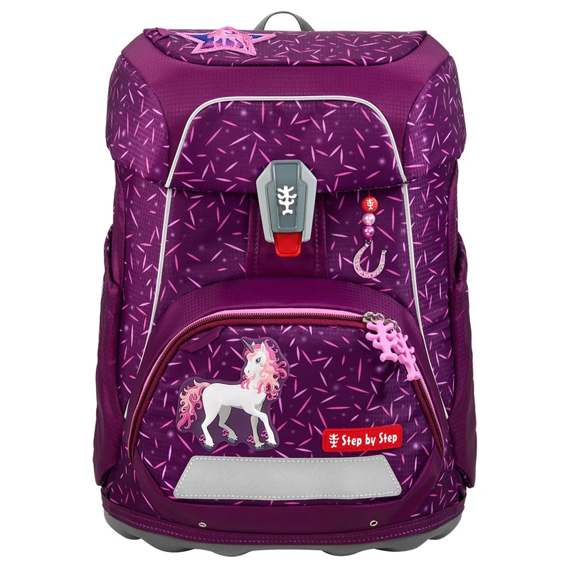 Step by Step Fit - Set de mochila escolar 5 piezas (Pretty Unicorn Nuala)