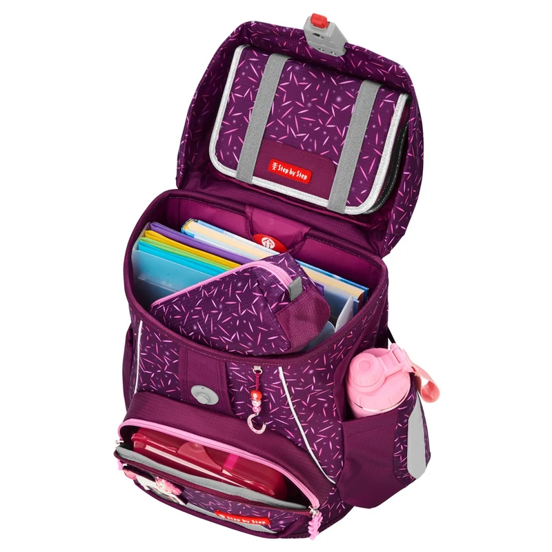 Step by Step Fit - Set de mochila escolar 5 piezas (Pretty Unicorn Nuala)