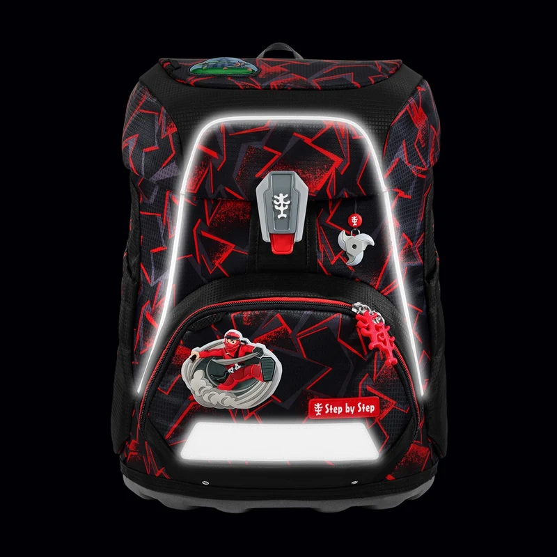 Step by Step Fit - Mochila escolar Set 5tlg. (Ninja Yuma)
