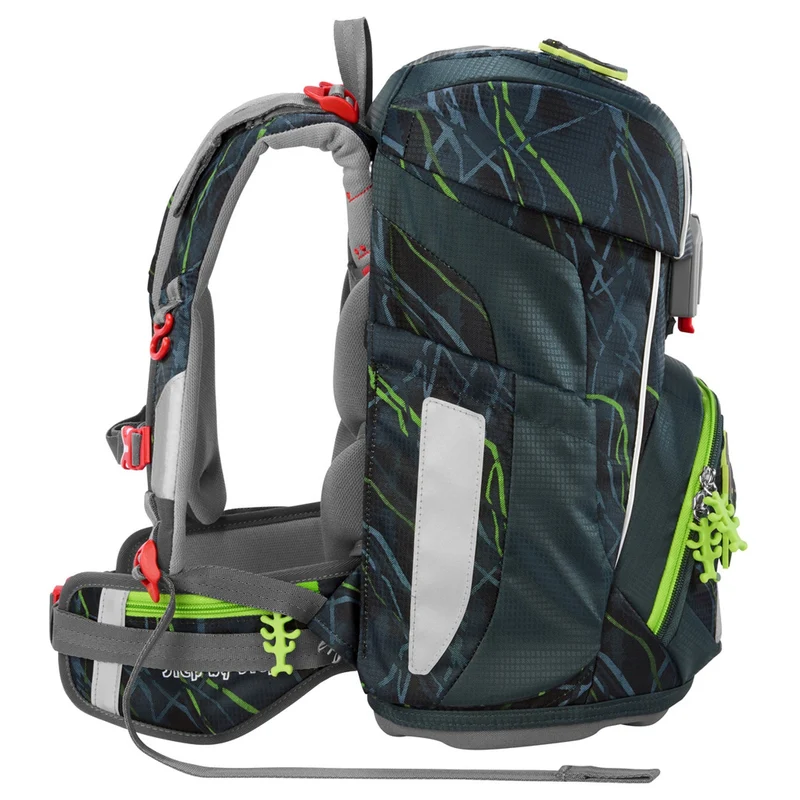 Step by Step Fit - Set de mochila escolar 5 piezas (Danger Cat Chiko)