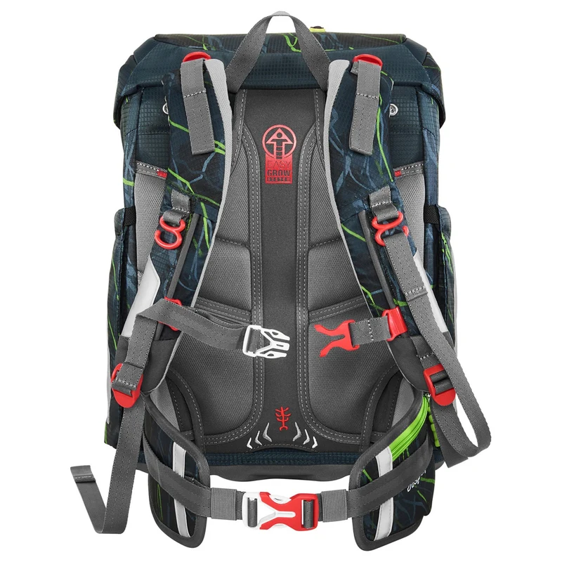 Step by Step Fit - Set de mochila escolar 5 piezas (Danger Cat Chiko)