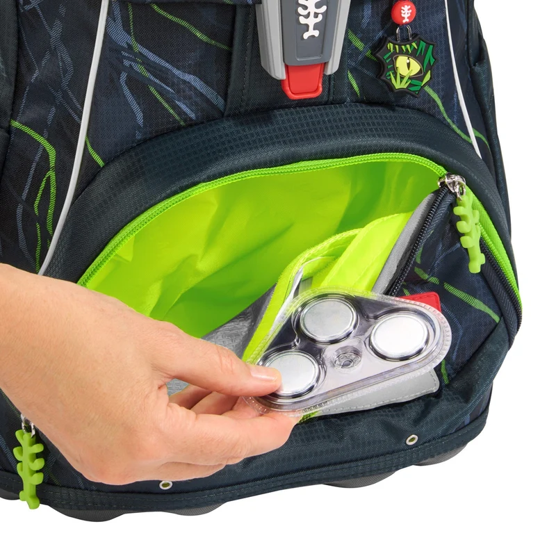 Step by Step Fit - Set de mochila escolar 5 piezas (Danger Cat Chiko)