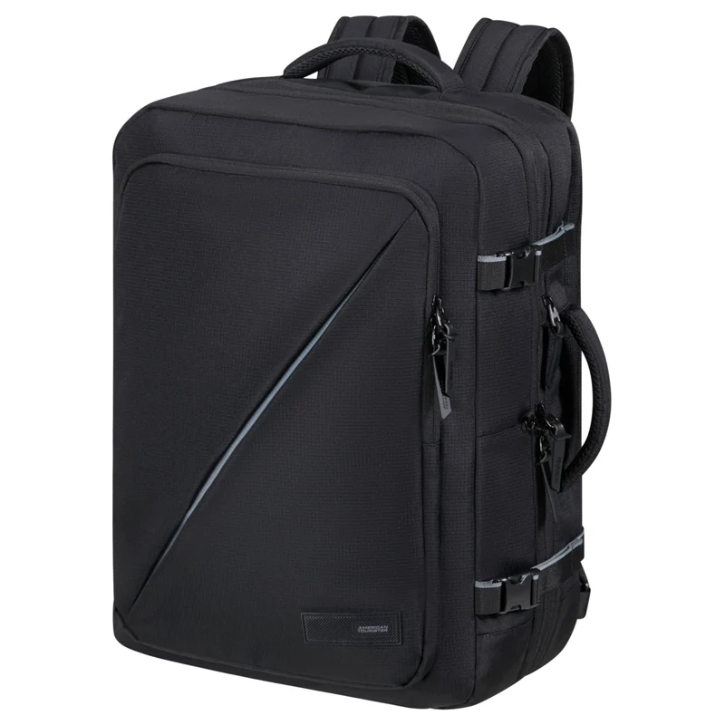American Tourister Take2Cabin - Mochila de viaje 17.3" L 55 cm expandible (schwarz)