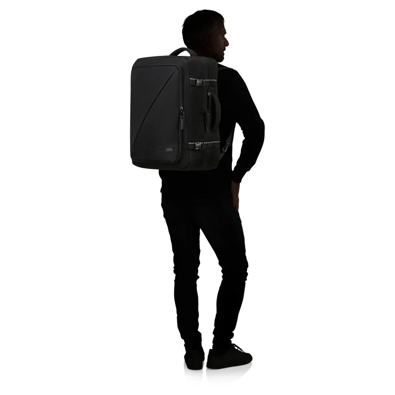 American Tourister Take2Cabin - Mochila de viaje 17.3" L 55 cm expandible (schwarz)
