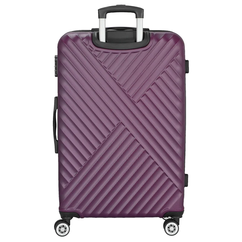 Paradise by CHECK.IN Kingston - Juego de trolley con 4 ruedas 3 piezas (lila)