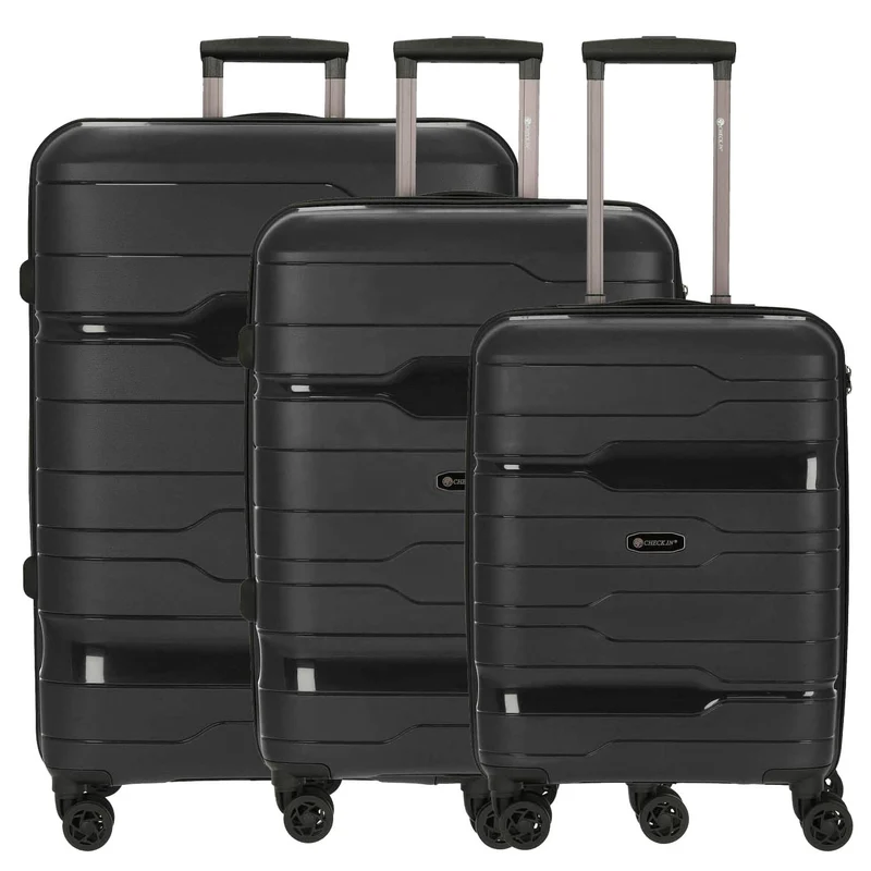 CHECK.IN Memphis Juego de trolleys 3 piezas (schwarz)