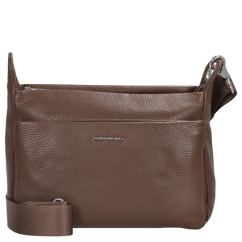Mandarina Duck Mellow Leather - Bolso bandolera 36 cm (milk chocolate)