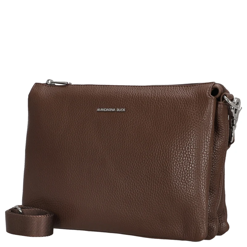 Mandarina Duck Mellow Leather - Bolso bandolera 28 cm (milk chocolate)