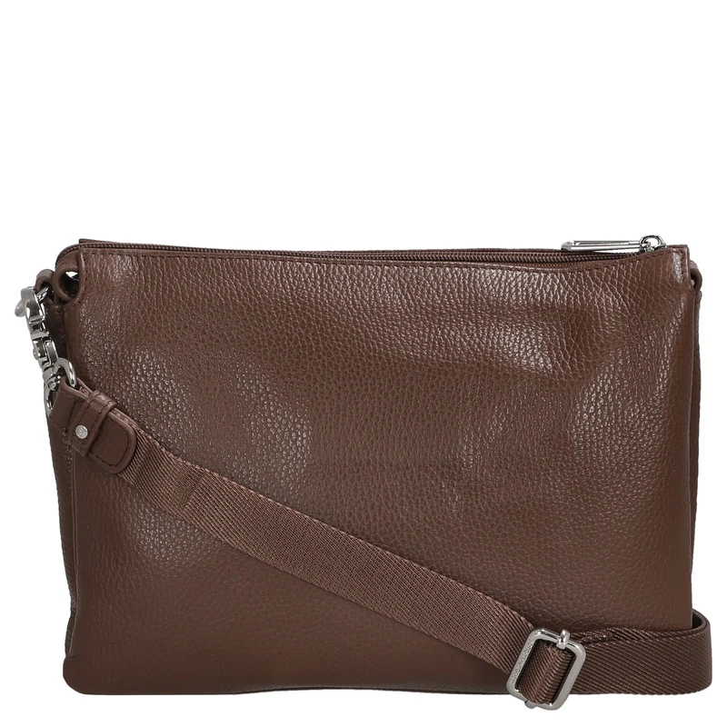 Mandarina Duck Mellow Leather - Bolso bandolera 28 cm (milk chocolate)
