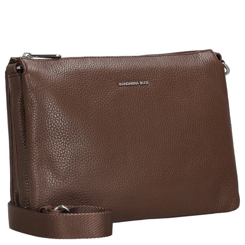 Mandarina Duck Mellow Leather - Bolso bandolera 28 cm (milk chocolate)