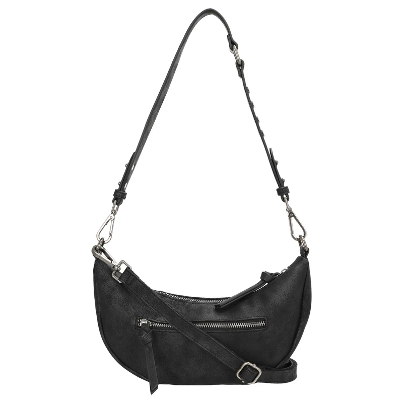 FREDsBRUDER Rebel At Heart Halfmoon Bag - Bolso bandolera 30 cm (black)