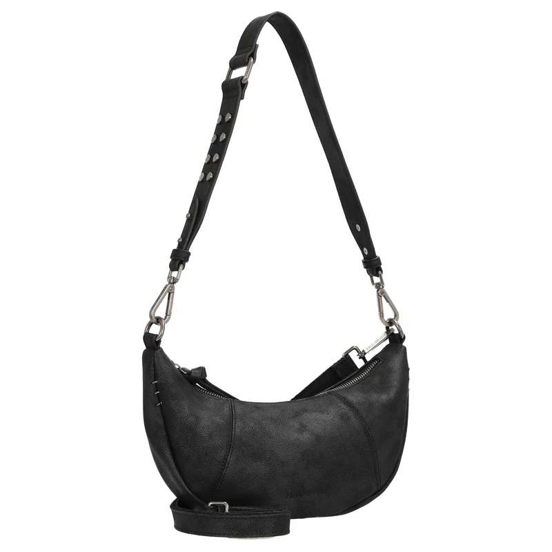 FREDsBRUDER Rebel At Heart Halfmoon Bag - Bolso bandolera 30 cm (black)