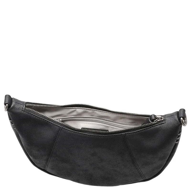 FREDsBRUDER Rebel At Heart Halfmoon Bag - Bolso bandolera 30 cm (black)