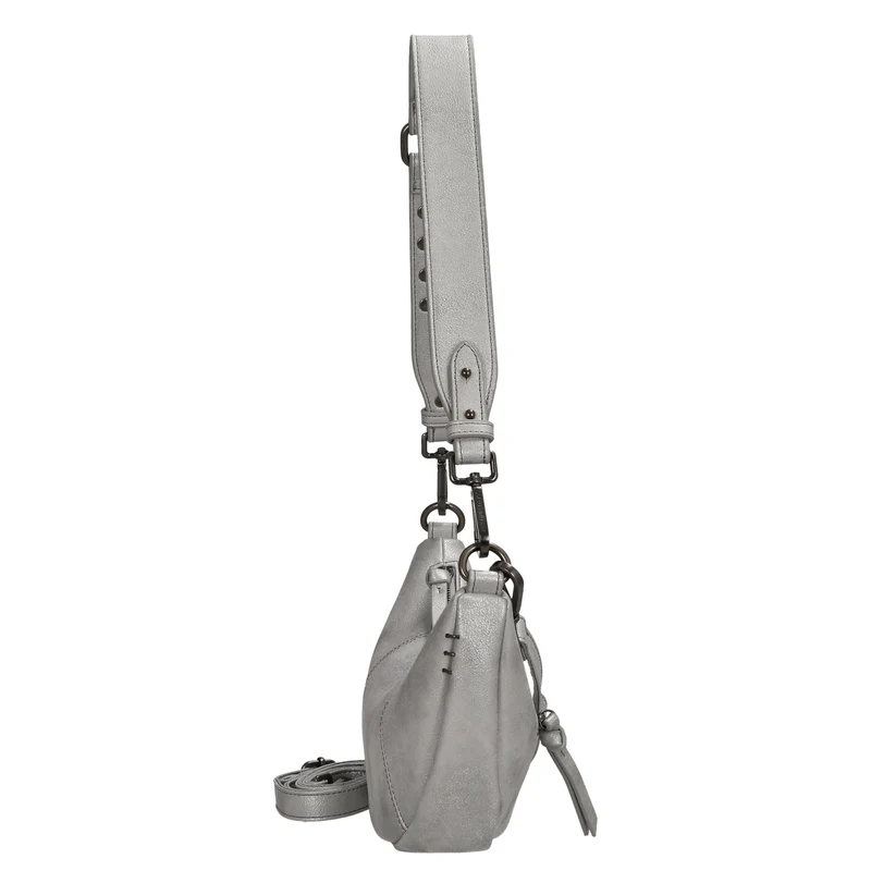 FREDsBRUDER Rebel At Heart Halfmoon Bag - Bolso bandolera 30 cm (silver)