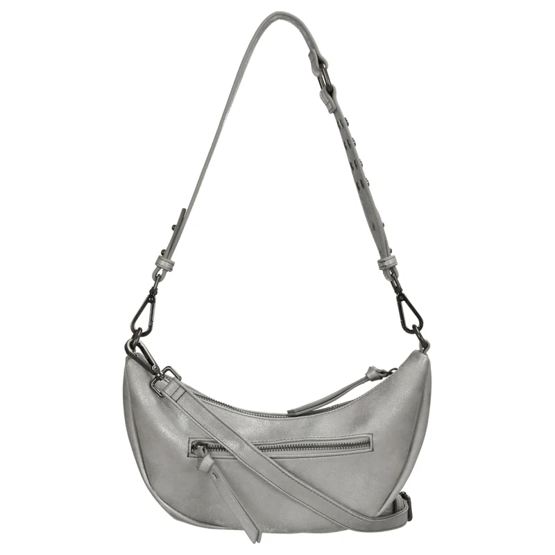 FREDsBRUDER Rebel At Heart Halfmoon Bag - Bolso bandolera 30 cm (silver)