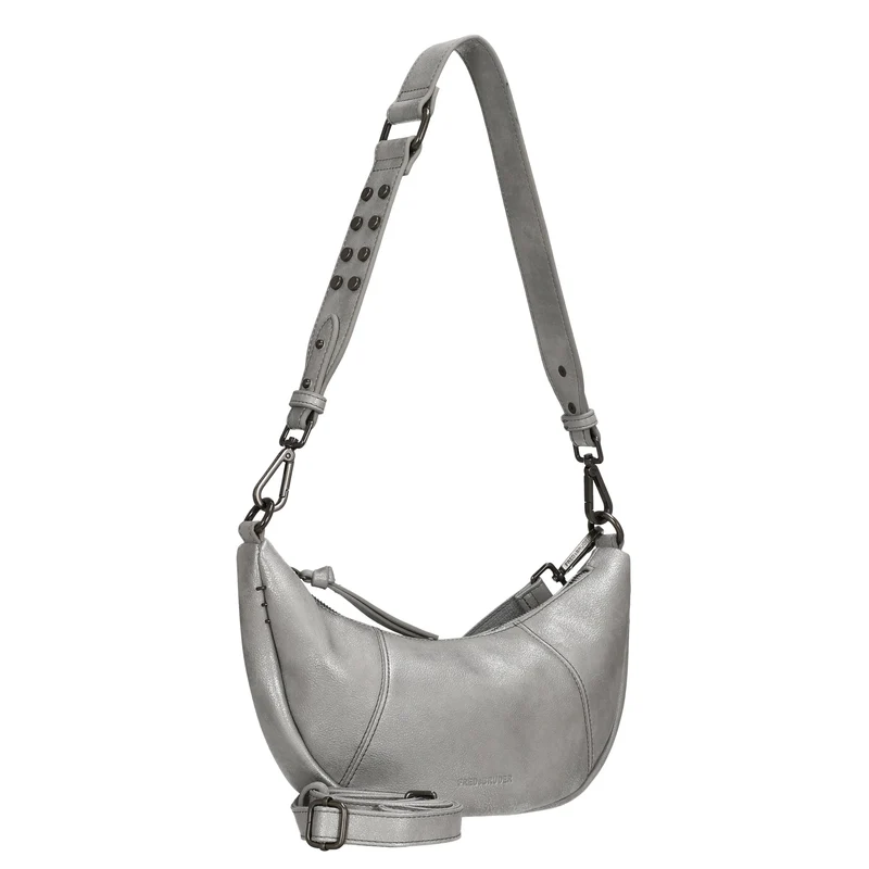 FREDsBRUDER Rebel At Heart Halfmoon Bag - Bolso bandolera 30 cm (silver)