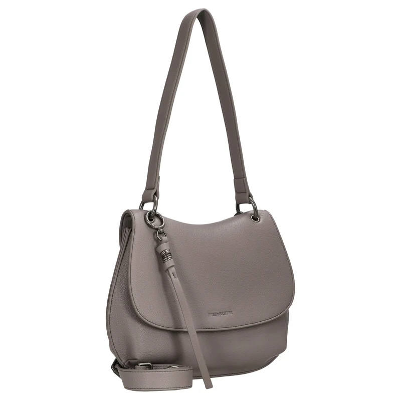 FREDsBRUDER My Bestie Small Saddle - Bolso de hombro 30 cm (warm grey)