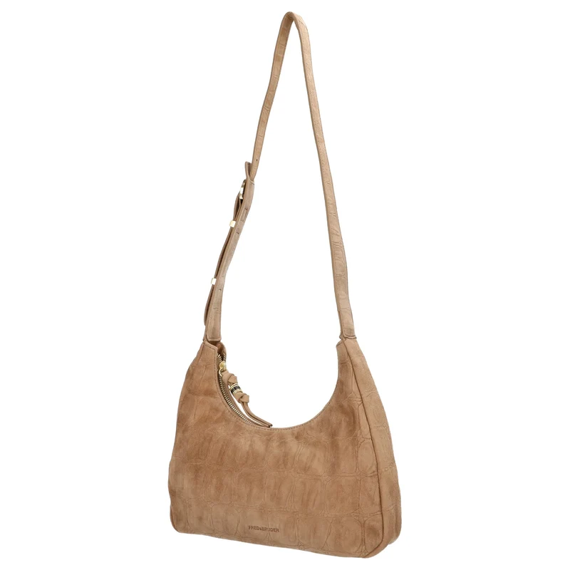 FREDsBRUDER Velvet Wild Midi Hobo - Bolso bandolera 26.5 cm (camel)