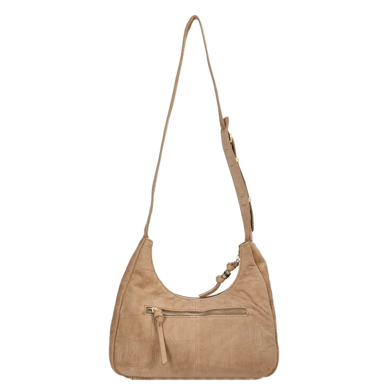 FREDsBRUDER Velvet Wild Midi Hobo - Bolso bandolera 26.5 cm (camel)