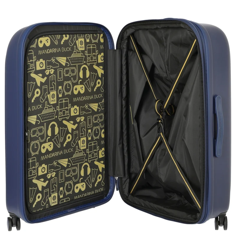 Mandarina Duck Logoduck+ - Trolley de 4 ruedas 74 cm L expandible (deep blue)