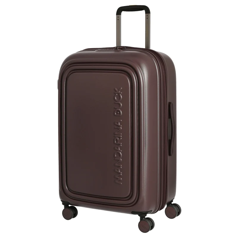 Mandarina Duck Logoduck+ - Trolley de 4 ruedas 70 cm M expandible (choco ice)