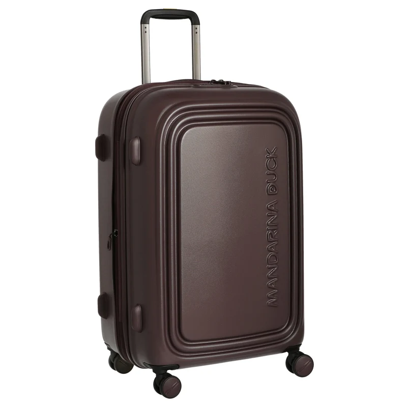 Mandarina Duck Logoduck+ - Trolley de 4 ruedas 70 cm M expandible (choco ice)