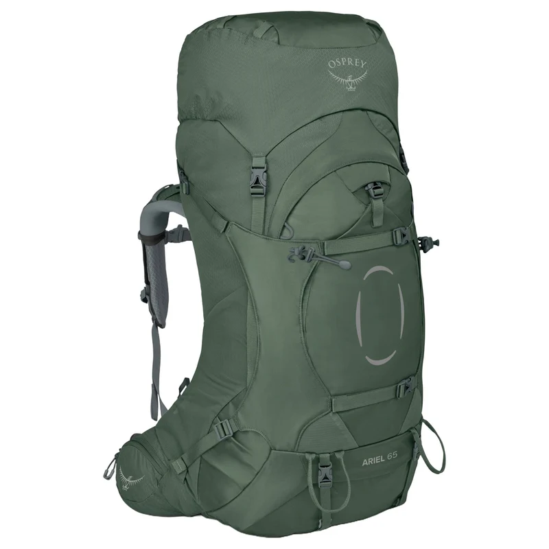 Osprey Ariel 65 Women M/L - Mochila de trekking 75 cm (koseret green, 65 L (M/L))