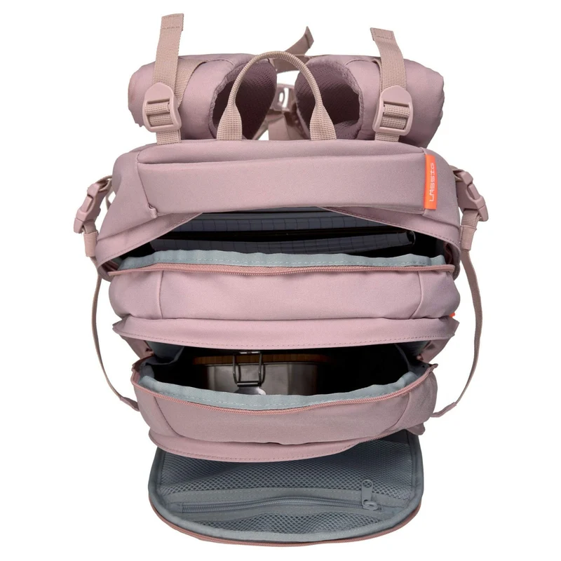 Lässig Bold Origin - Mochila escolar 46.5 cm (Mauve)