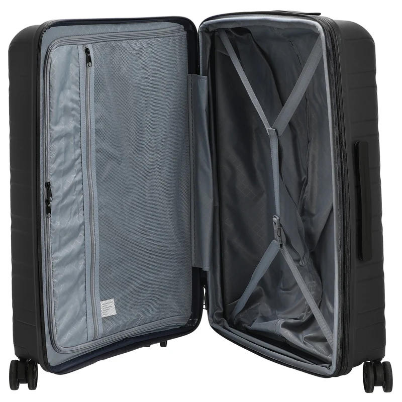 D&N Travel Line 4700+ - Trolley de 4 ruedas M 68 cm expandible (schwarz)