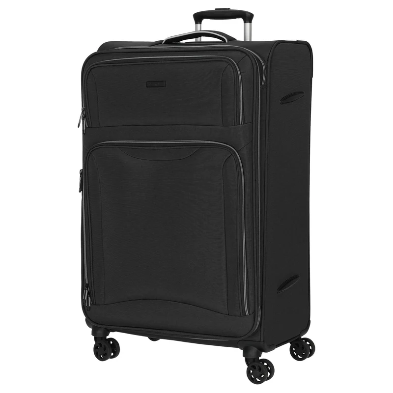 D&N Travel Line 9204 - Trolley de 4 ruedas L 76 cm (schwarz)