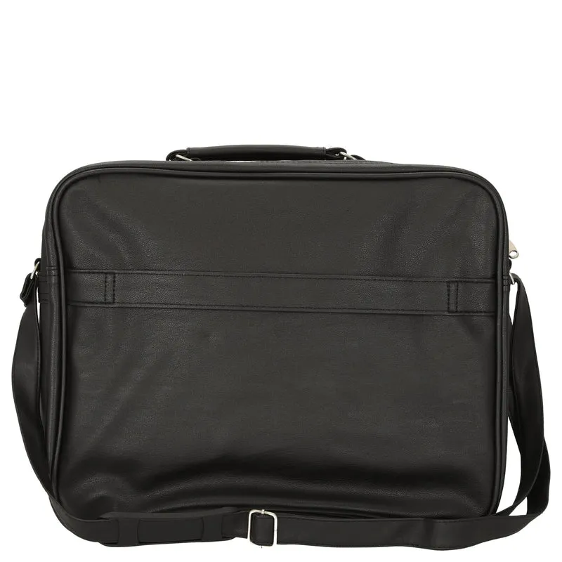 D&N Bags & More Flugumhänger - Bolso bandolera 39 cm (schwarz)