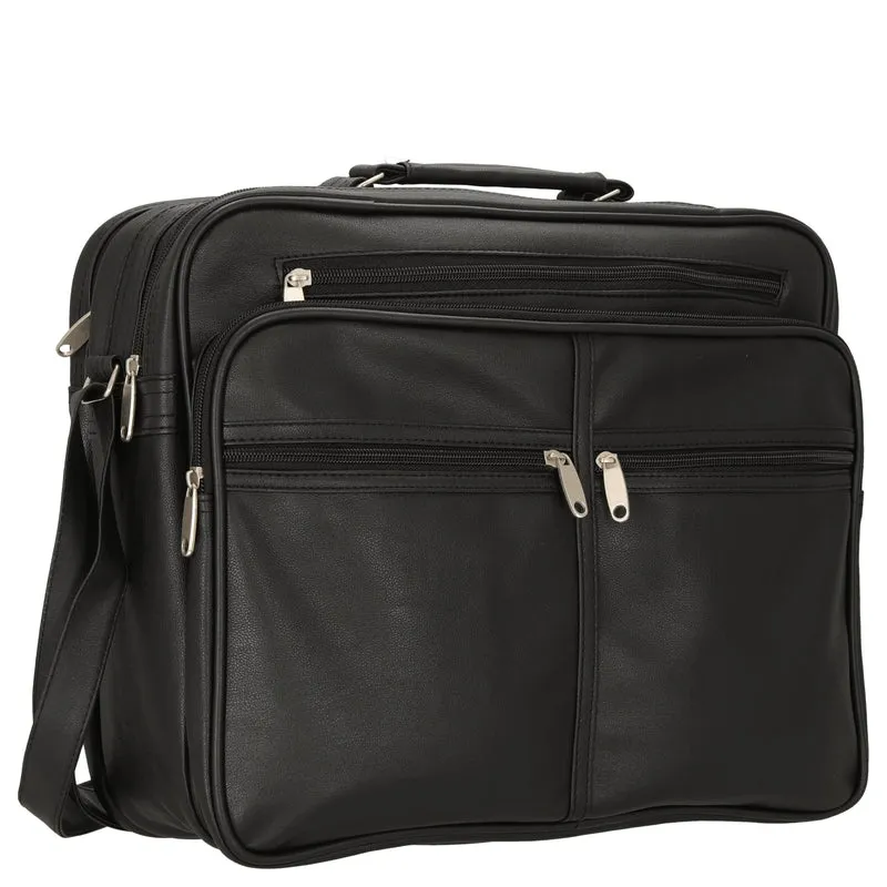 D&N Bags & More Flugumhänger - Bolso bandolera 39 cm (schwarz)