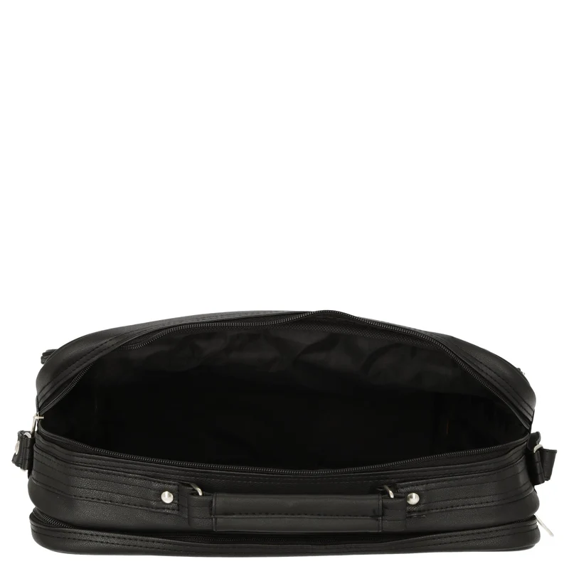 D&N Bags & More Flugumhänger - Bolso bandolera 39 cm (schwarz)